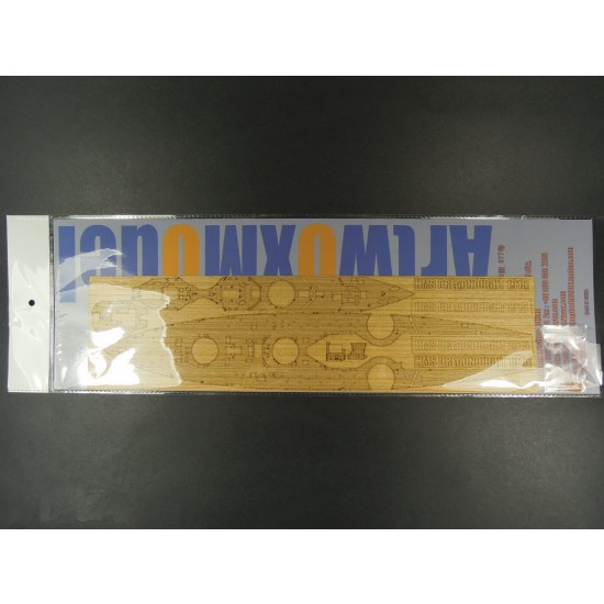 1/350 HMS Dreadnought 1915 Wooden Deck for Trumpeter 05329 kit