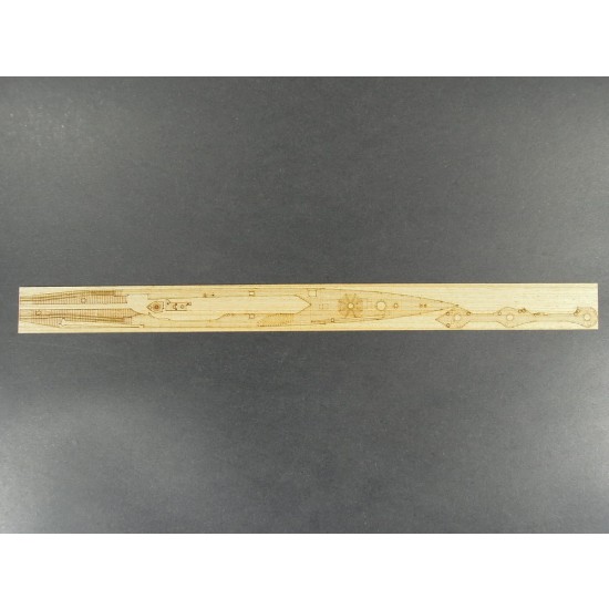 1/350 Japanese Navy Submarine I-400 Wooden Deck for Tamiya 78019 kit