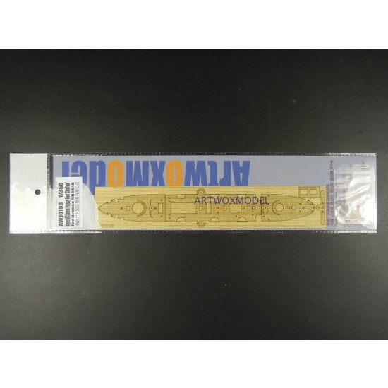 1/350 Imperial Chinese Peiyang Fleet 'Chin Yuen' Wooden Deck for Bronco NB5018 kit