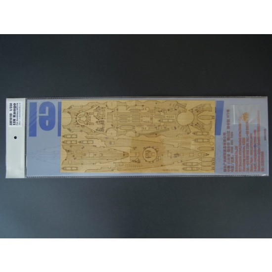 1/350 IJN Kongo Wooden Deck for Aoshima kit #041178 (Improved Version)