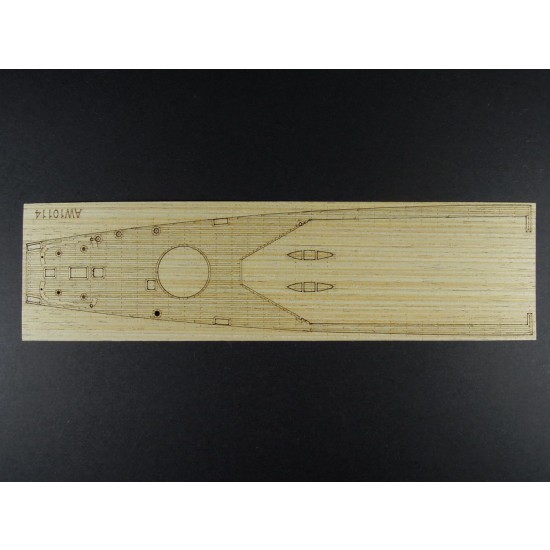 1/350 USS Indianapolis CA-35 1944 Wooden Deck set for Trumpeter #05327 kit