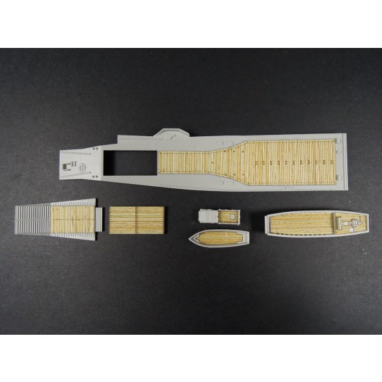 1/350 Imperial Japanese Navy Transport No.103 Class Wooden Deck for Pit-Road WB07 kit
