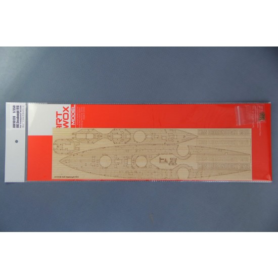 1/350 HMS Dreadnought 1918 Wooden Deck Set for Trumpeter #05330 kit