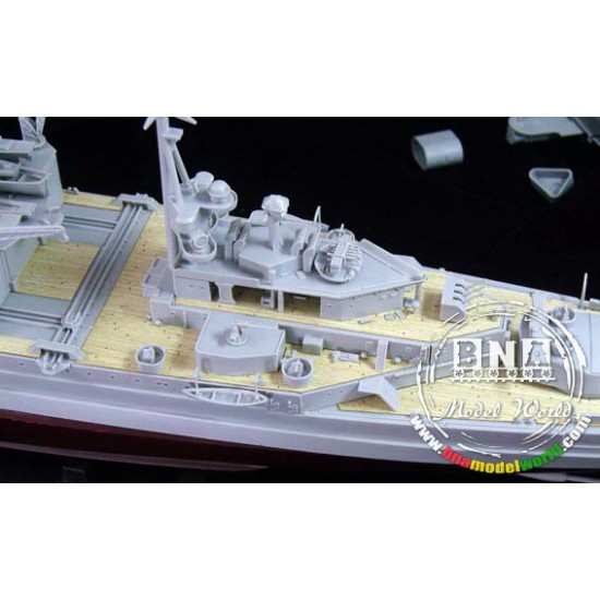 1/700 IJN Battleship Yamato Wooden Deck for Tamiya kit #31113