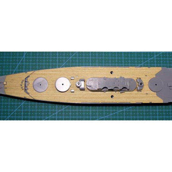 1/700 IJN Battleship Musashi Wooden Deck for Tamiya kit #31114
