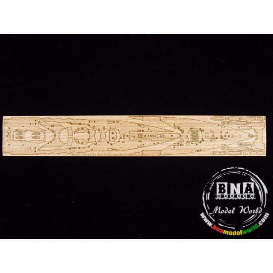 1/700 IJN Mutsu 1943 Wooden Deck for Aoshima kit #041604