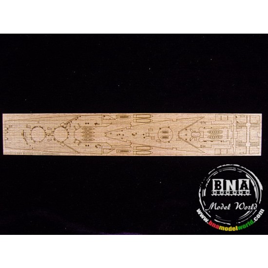 1/700 HMS Renown 1942 Wooden Deck for Trumpeter kit #05764