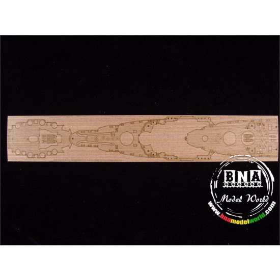 1/700 USS Pennsylvania BB-38 1944 Wooden Deck for Dragon kit #7041