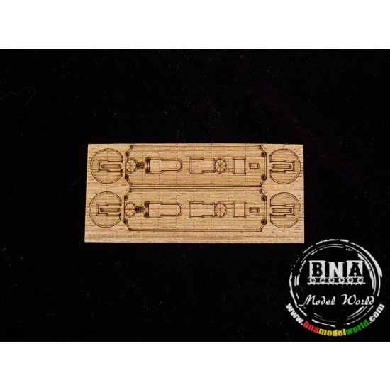 1/700 Imperial Chinese "Chao Yung&Yang Wei" Wooden Deck for S-Model kit #PS700003