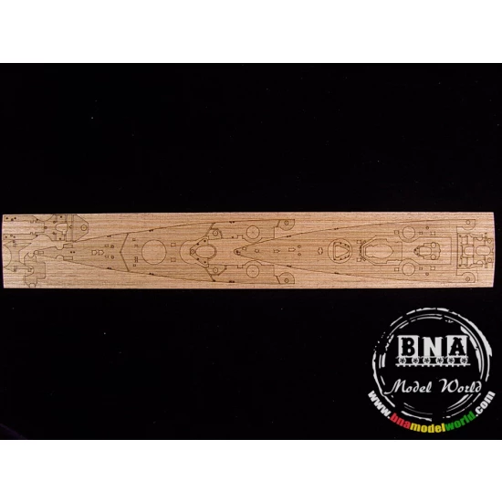 1/700 DKM Scharnhorst Wooden Deck for Tamiya kit #77518