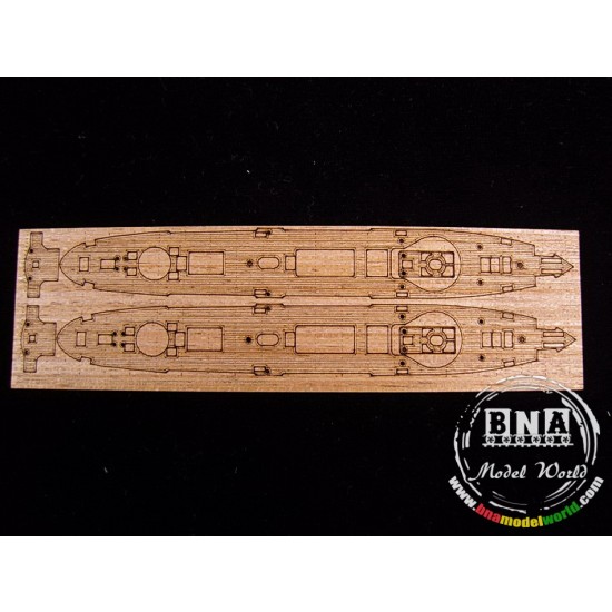 1/700 Imperial Chinese Navy "Tsi Yuen" Wooden Deck for S-Model #PS700007