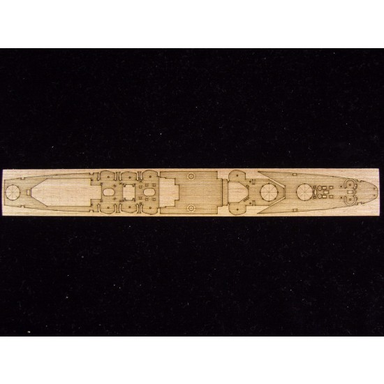 1/700 USS New Orleans CA-32 1942 Wooden Deck (Natural) for Trumpeter kit #05742