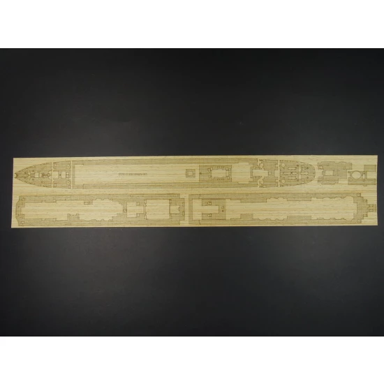 1/700 RMS Olympic 1911 Wooden Deck for Revell kit #05212