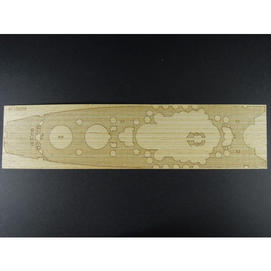 1/700 IJN The Phantom Weapon "Yamato" Wooden Deck set for Fujimi #42142 kit