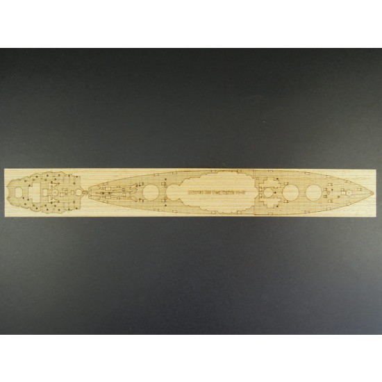 1/700 USS West Virginia BB-48 1941 Wooden Deck set for Trumpeter 05771 kit