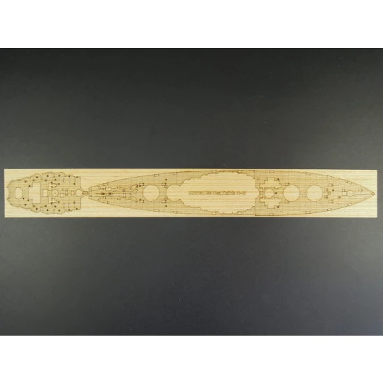 1/700 USS West Virginia BB-48 1941 Wooden Deck set for Trumpeter 05771 kit