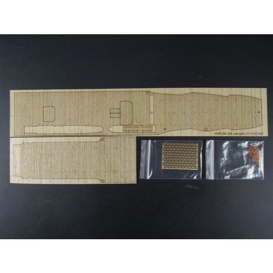 1/700 USS Lexington CV-2 05/1942 Wooden Deck set for Trumpeter 05716 kit