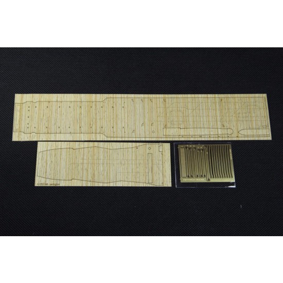 1/700 US Navy Aircraft Carrier USS Lexington CV-2 Wooden Deck w/PE for Meng Models PS-002