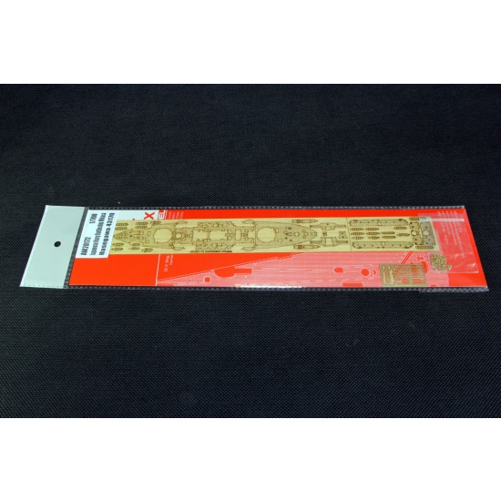 1/700 Japanese Navy Battleship Mikasa Wooden Deck w/PE Sheet Hasegawa 43170