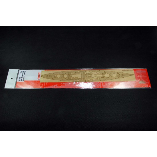 1/700 DKM Bismarck Wooden Deck for Meng Model #PS003