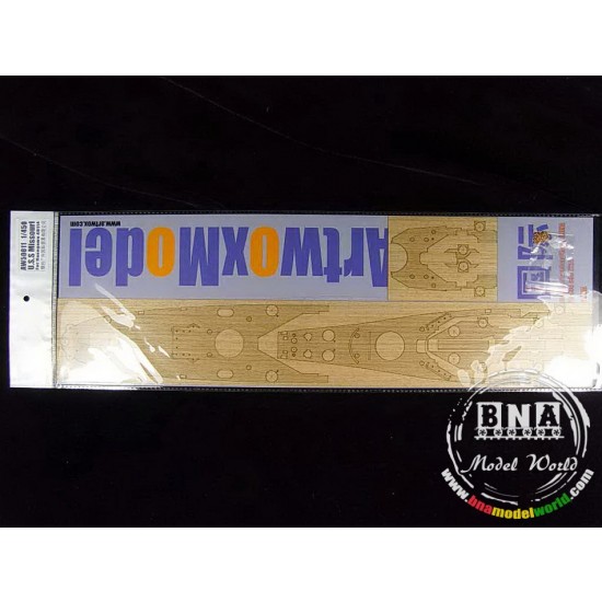 1/450 USS Missouri Wooden Deck for Hasegawa kit #40114