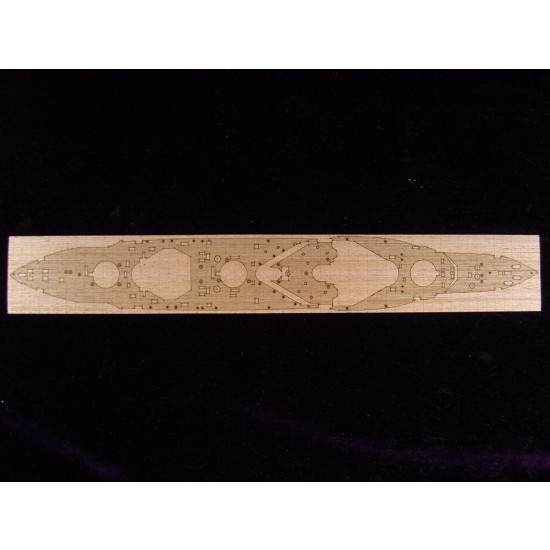 1/600 HMS Iron Duke Wooden Deck for Airfix kit #A04210