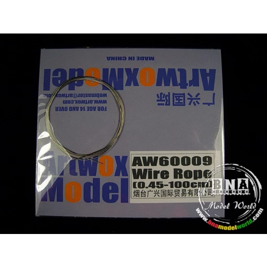 Stainless Steel Wire Rope (Diameter: 0.4mm, Length: 100cm)