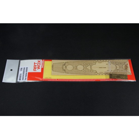 1/700 Japanese Navy Battleship Yamato Wooden Deck w/Masking Sheet & PE for Fujimi #46000