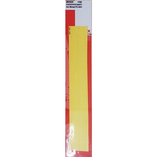 1/700 US Navy Aircraft Carrier USS Lexington CV-2 Deck Masking Sheet for Meng PS-002