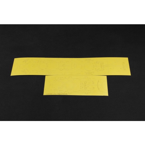 1/700 USS Missouri BB-63 Deck Masking Sheet for Meng Model #PS004