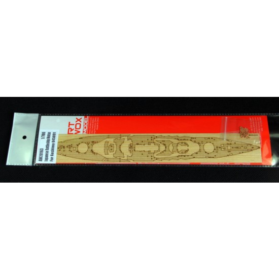 1/700 Japanese Navy Battleship Mutsu Wooden Deck for Aoshima kit #045091
