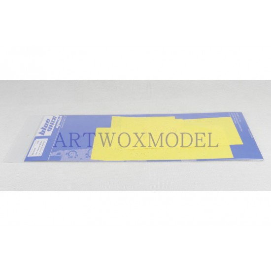 1/350 USS Wisconsin BB-64 Deck Masking Sheet for Very Fire kit #VF350912