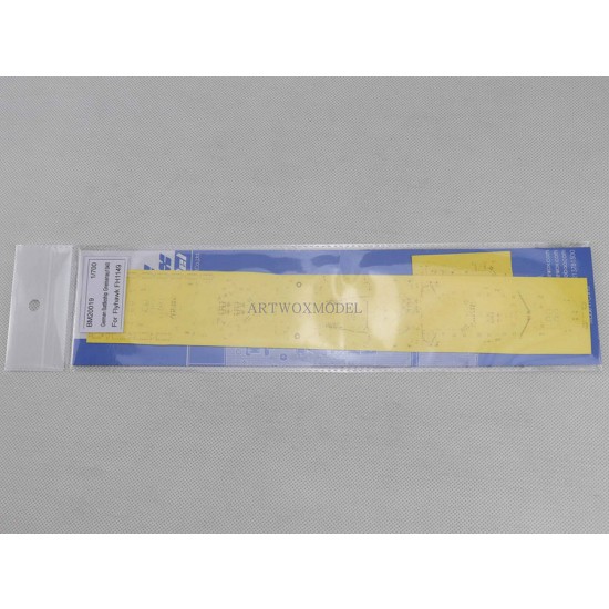 1/700 German Battleship Gneisenau 1940 Deck Masking Sheet for Flyhawk #FH1149