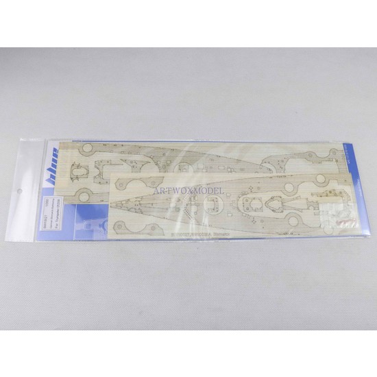 1/350 German Bismarck Battleship Wooden Deck for Trumpeter #05358