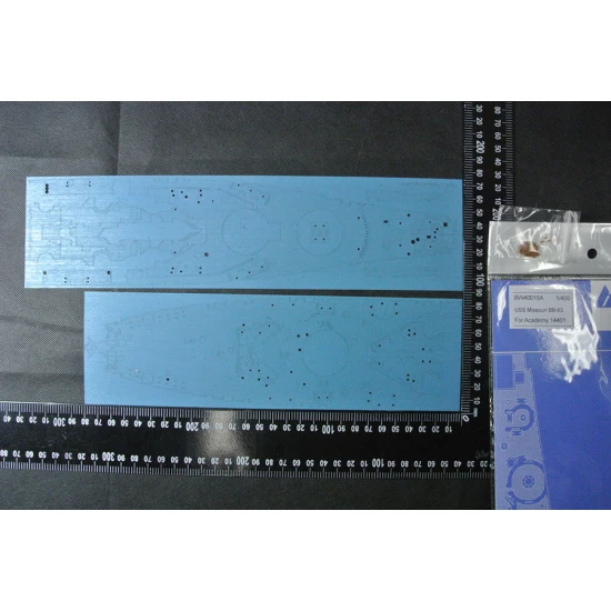 1/400 USS Missouri BB-63 Blue Wooden Deck for Academy kit #14401