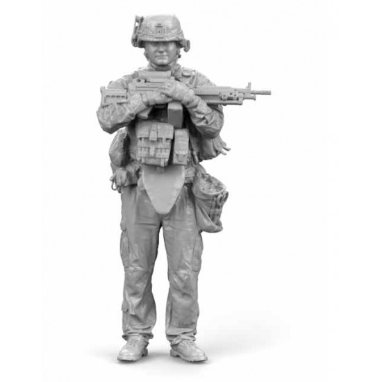 1/35 US Marine Corps Machine Gunner w/M249