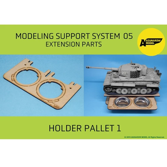 Modelling Support System Vol.05 - Holder Pallet #1 (2pcs)