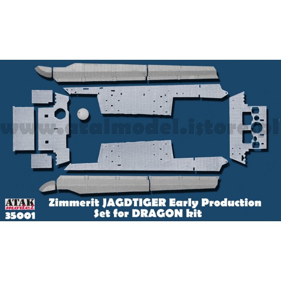 1/35 Zimmerit for SdKfz.186 JAGDTIGER (for DRAGON / Revell kit)