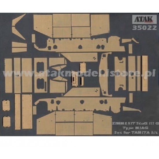 1/35 Zimmerit for SdKfz.141/1 StuG III Ausf.G (Tamiya)