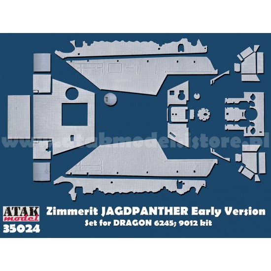 1/35 Zimmerit for SdKfz.173 Jagdpanther (for Revell/DRAGON kit)
