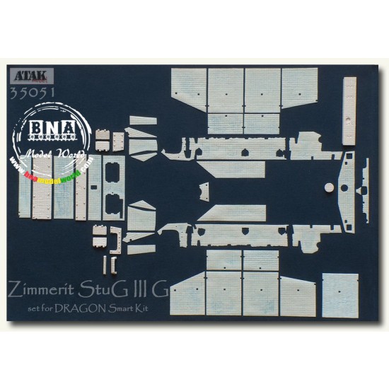 1/35 Zimmerit for Stug III G (Type MIAG) (for DRAGON 6365/6320)