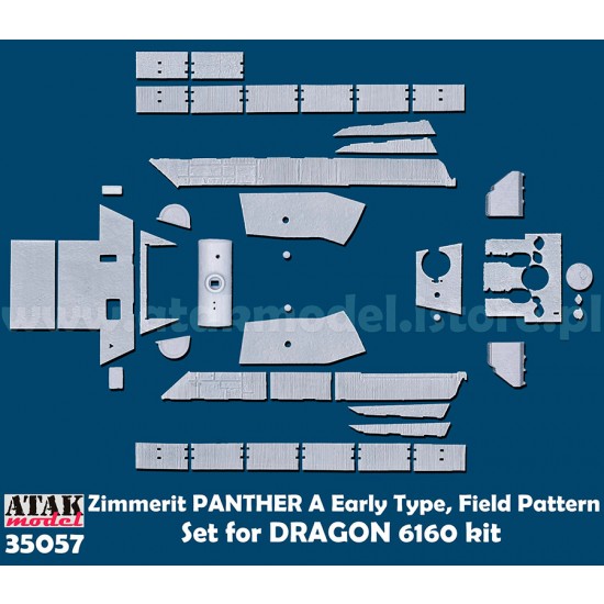 1/35 Panther A Early Production Field Patteren Zimmerit set for Dragon #6160