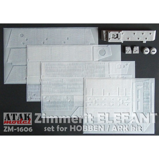 1/16 Elefant Zimmerit set for Hobben/Ark kits