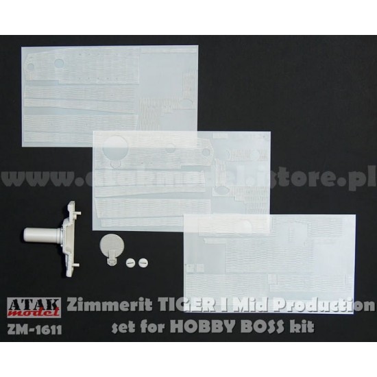 1/16 Tiger I Mid Production Zimmerit set for Hobby Boss kits