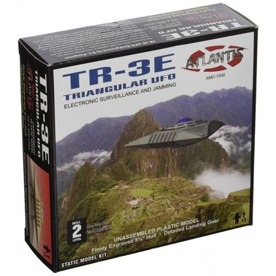 1/72 TR-3 Triangular UFO Metallic Silver Edition
