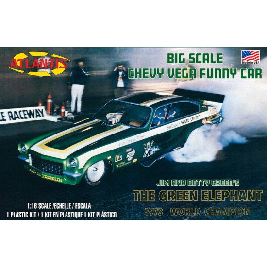 1/16 Green Elephant Vega Funny Car