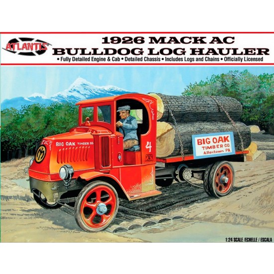1/24 1926 Mack Bulldog Log Hauler