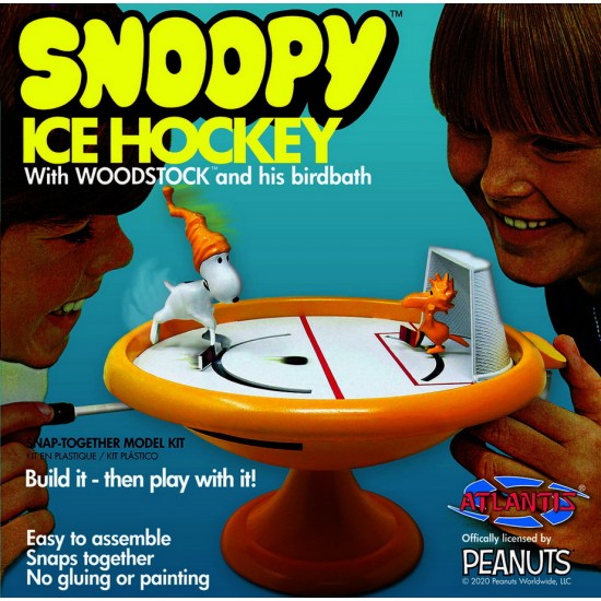 Snoopy and Woodstock Ice Hockey Game Build and Play