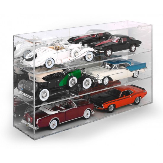 1/18 Six-Car Acrylic Display Case