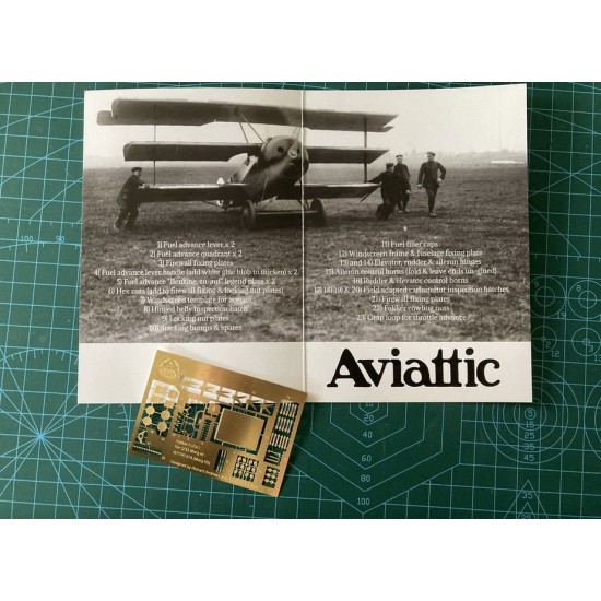 1/32 Fokker Dr.i Photo-Etch Detail Set for Meng Kits